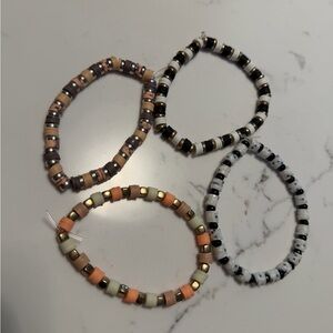 Swifte clay bead bracelets
